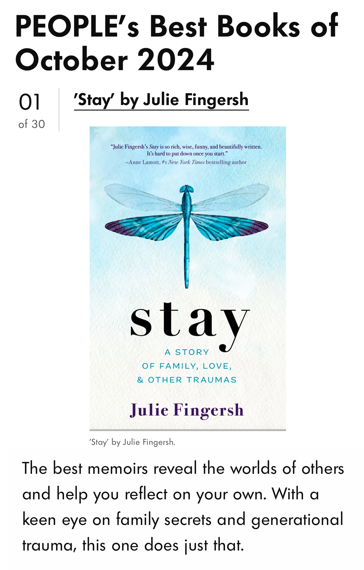 People Magazine's best books of 2024